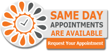 same day appointments button
