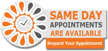 same day appointments button