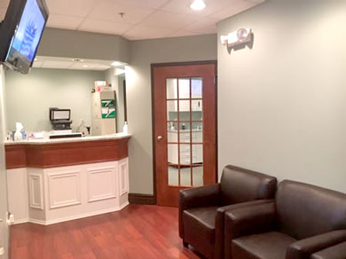 our office front desk